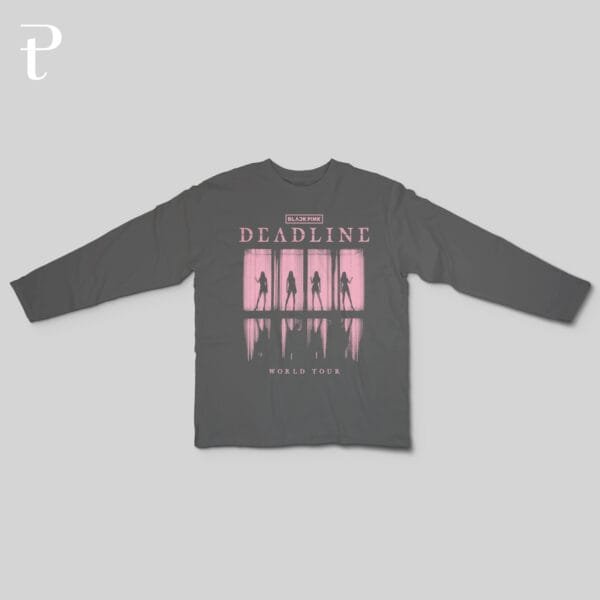 BLACKPINK WORLD TOUR 2025 DEADLINE Custom Premium Cotton Long Sleeve - Image 3