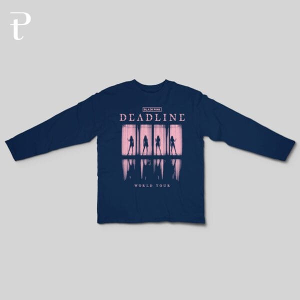 BLACKPINK WORLD TOUR 2025 DEADLINE Custom Premium Cotton Long Sleeve - Image 5