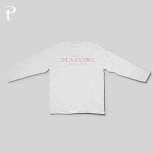 BLACKPINK WORLD TOUR DEADLINE Custom Premium Cotton Long Sleeve